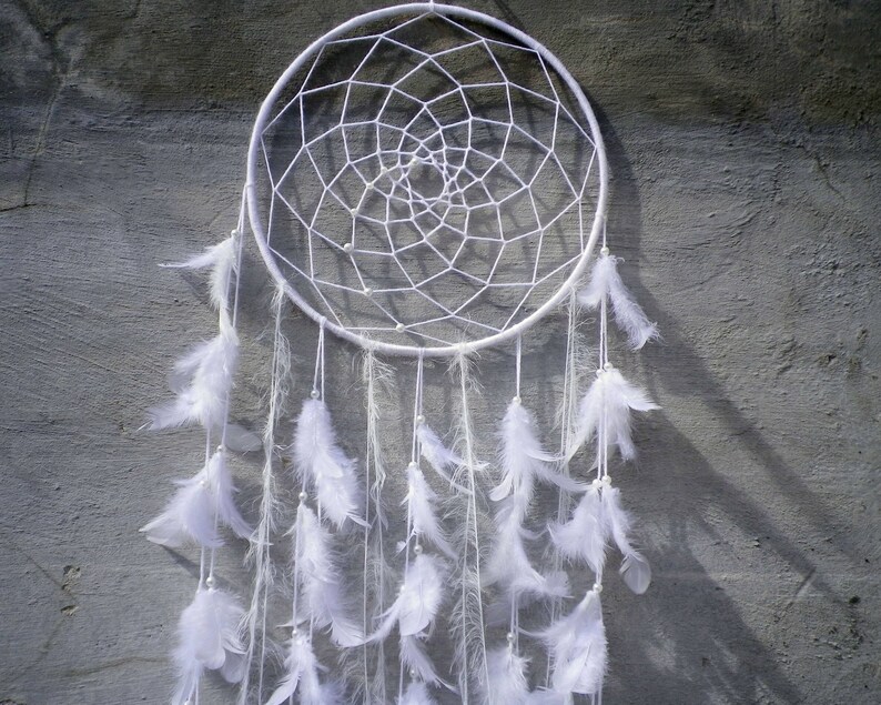 Large dream catcher white dreamcatcher wedding dream catcher Etsy
