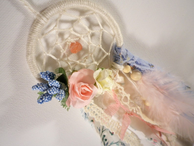 Mini Dream Catcher for Baby Girl Car Rear View Mirror Etsy