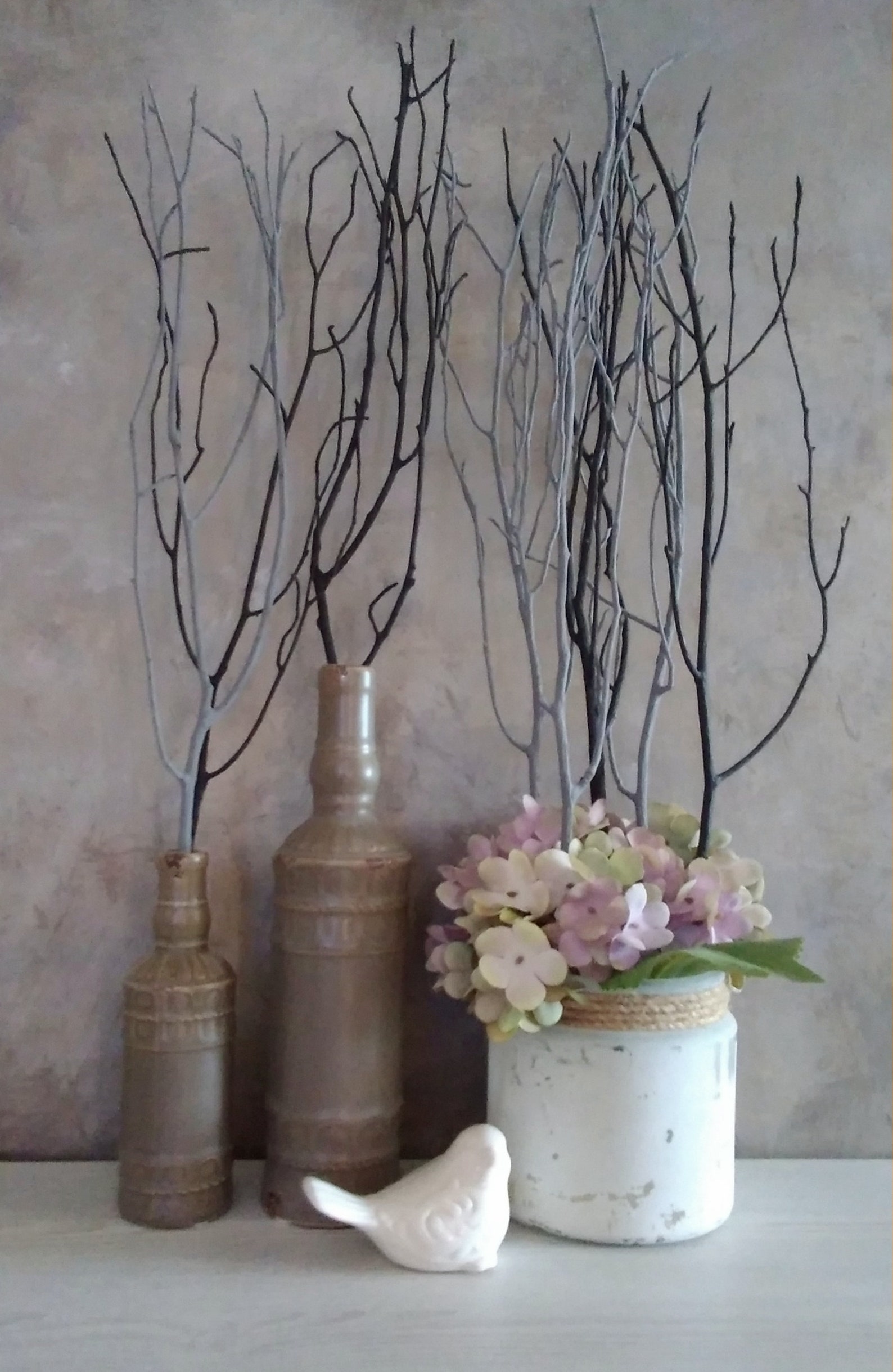 Woodland Home Decor Branches Black Grey Branches Etsy