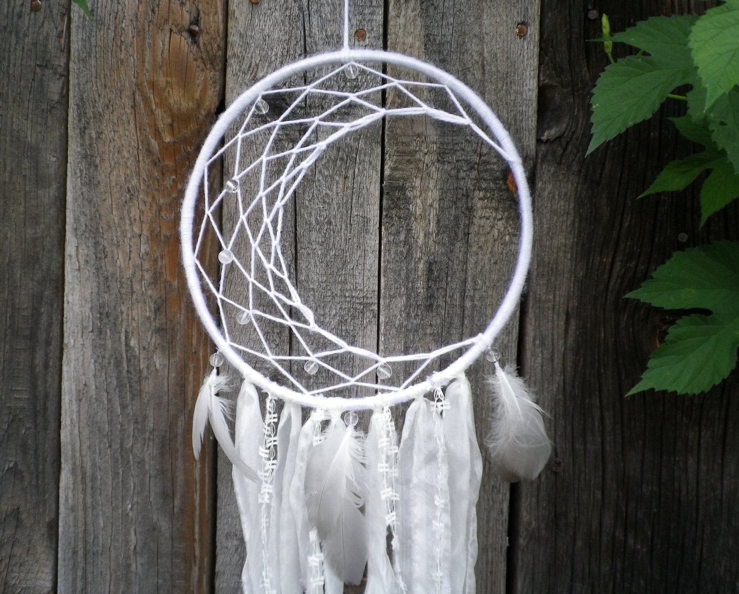 Download White Dream Catcher Moon Dreamcatcher Crescent Moon Dream Etsy