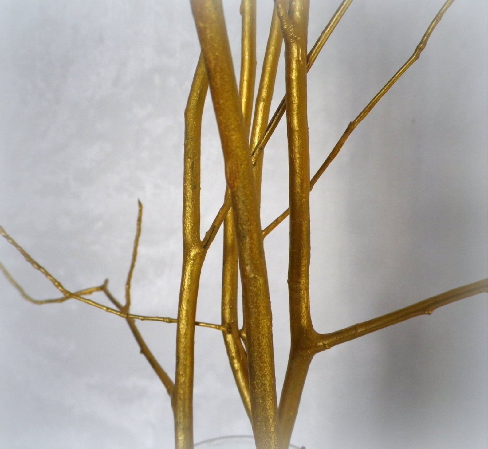 Gold Branches Set of 5 Painted Natural 28 Wood Branches Etsy UK