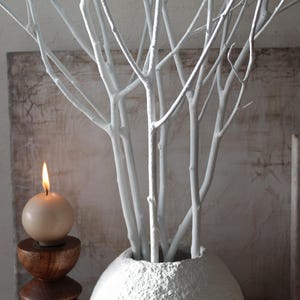 Witte boomtakken: Scandinavisch bruiloftsstuk, twijgen 28 inch