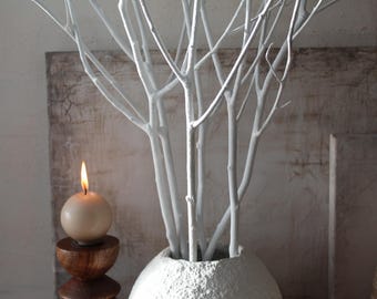 White Tree Branches: Scandinavian Wedding Centerpiece, 28 Inch Twigs