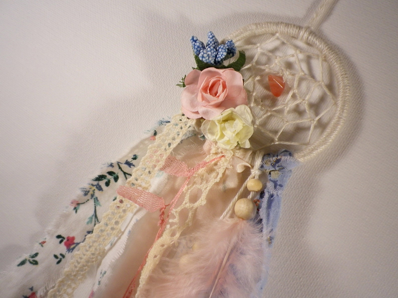 Mini Dream Catcher for Baby Girl Car Rear View Mirror Etsy