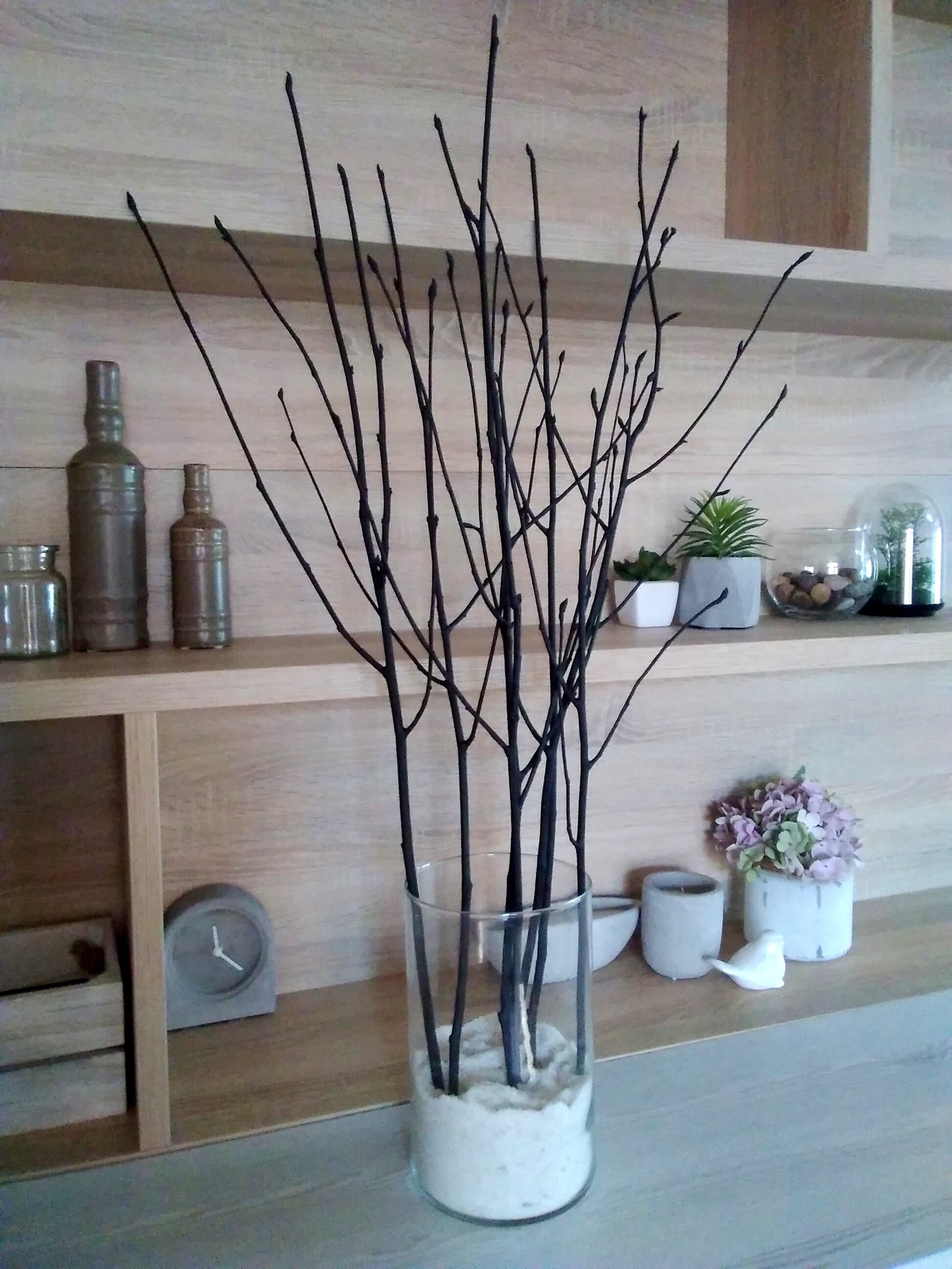 Black Tree Branches Black Branch Vase Filler Modern Simple Etsy