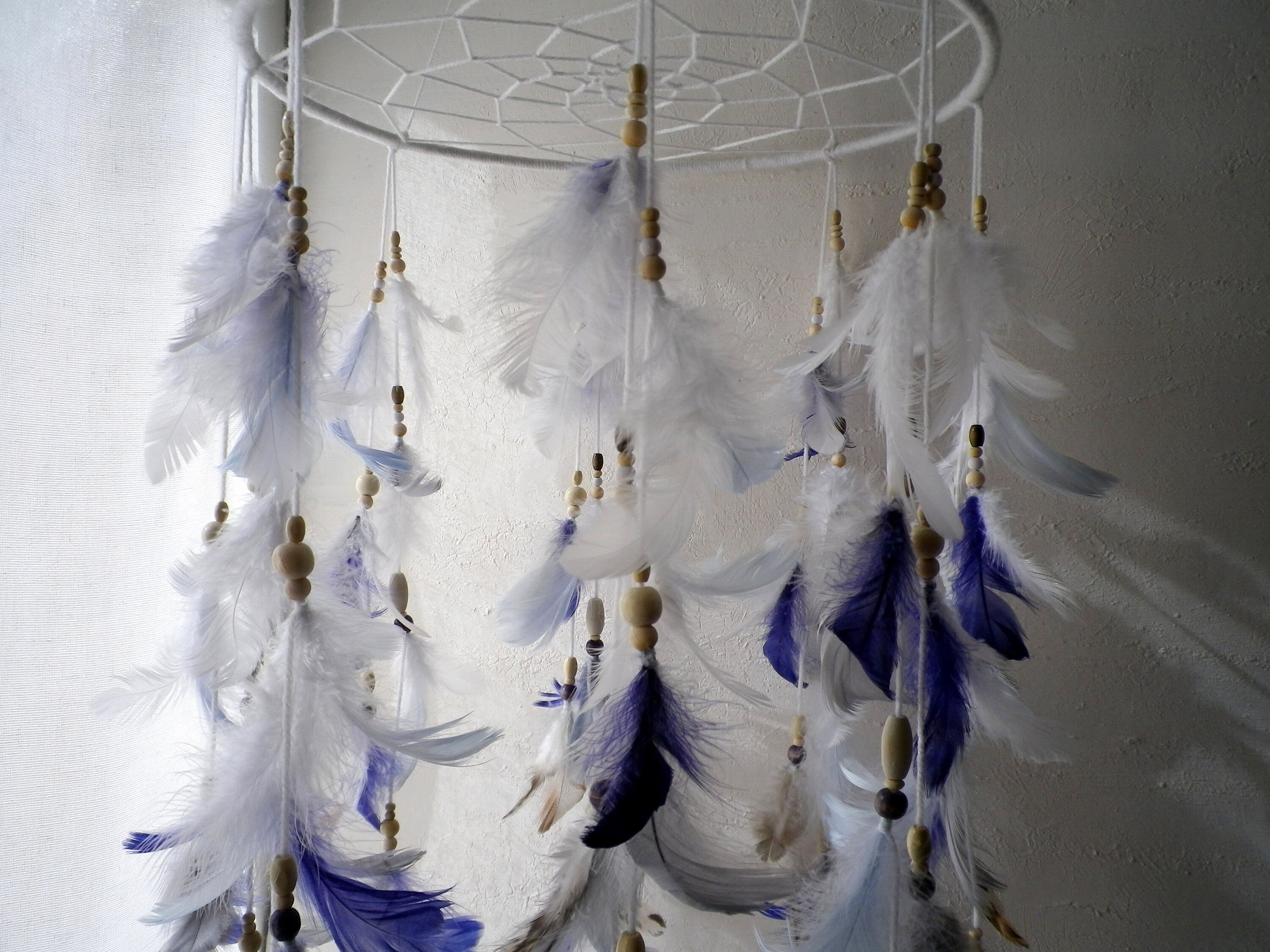 Baby Boy Dream Catcher Mobile Nursery Dreamcatcher Mobile Etsy