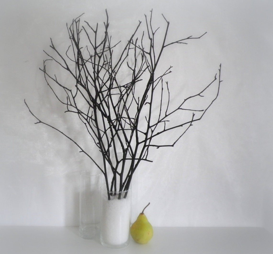 Black Tree Branches Home Decor Branches Rustic Decor Etsy UK