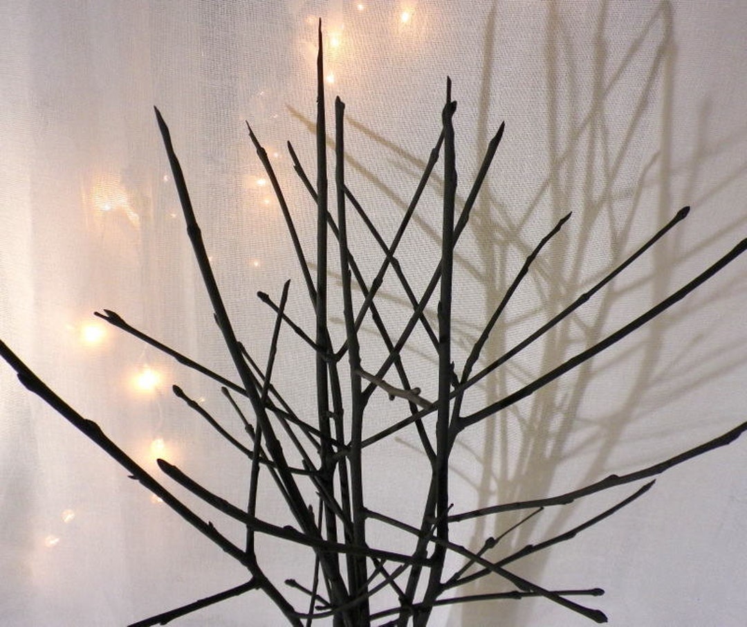 Black Branches Vase Filler, Contemporary Home Decor, Simple Modern