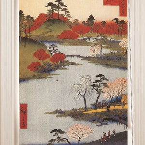 Ukiyo e the land of the rising sun japanese classic art work custom made printed (ART-59) window roller blind regular or blackout shading