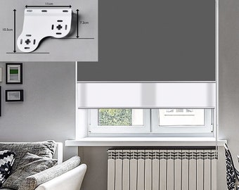 Set bracket for double roller shade