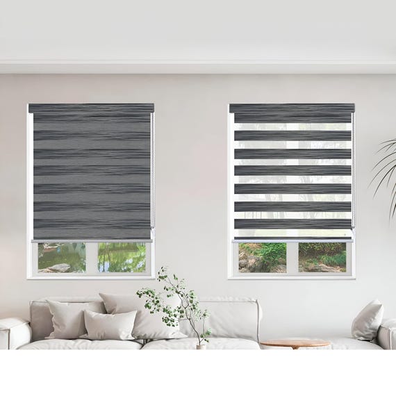 【ルクリア 】 New Zebra Plisse Custom Made Light Filtering Blinds Available in