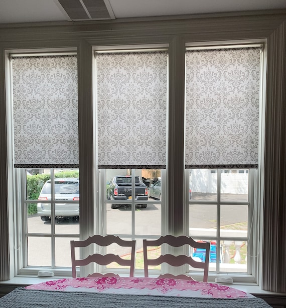 'MADE TO MEASURE' EASY FIT Premium Patterned Multicoloured Custom Roller Blinds 
