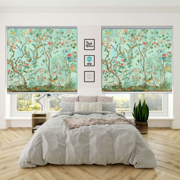 Roller Blind With Birds - Etsy