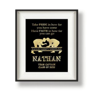 Senior Wrestling Gift - Wrestling Senior Gifts - Girl Wrestler Gifts - Wrestler Senior Night - Personalized Wrestling Gifts - Take Pride