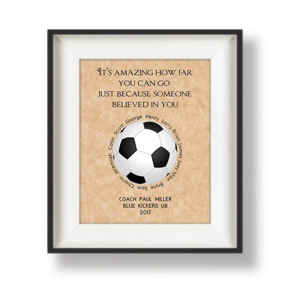 Soccer Coach Gifts Personalized Coach Gifts Soccer Coach - Etsy