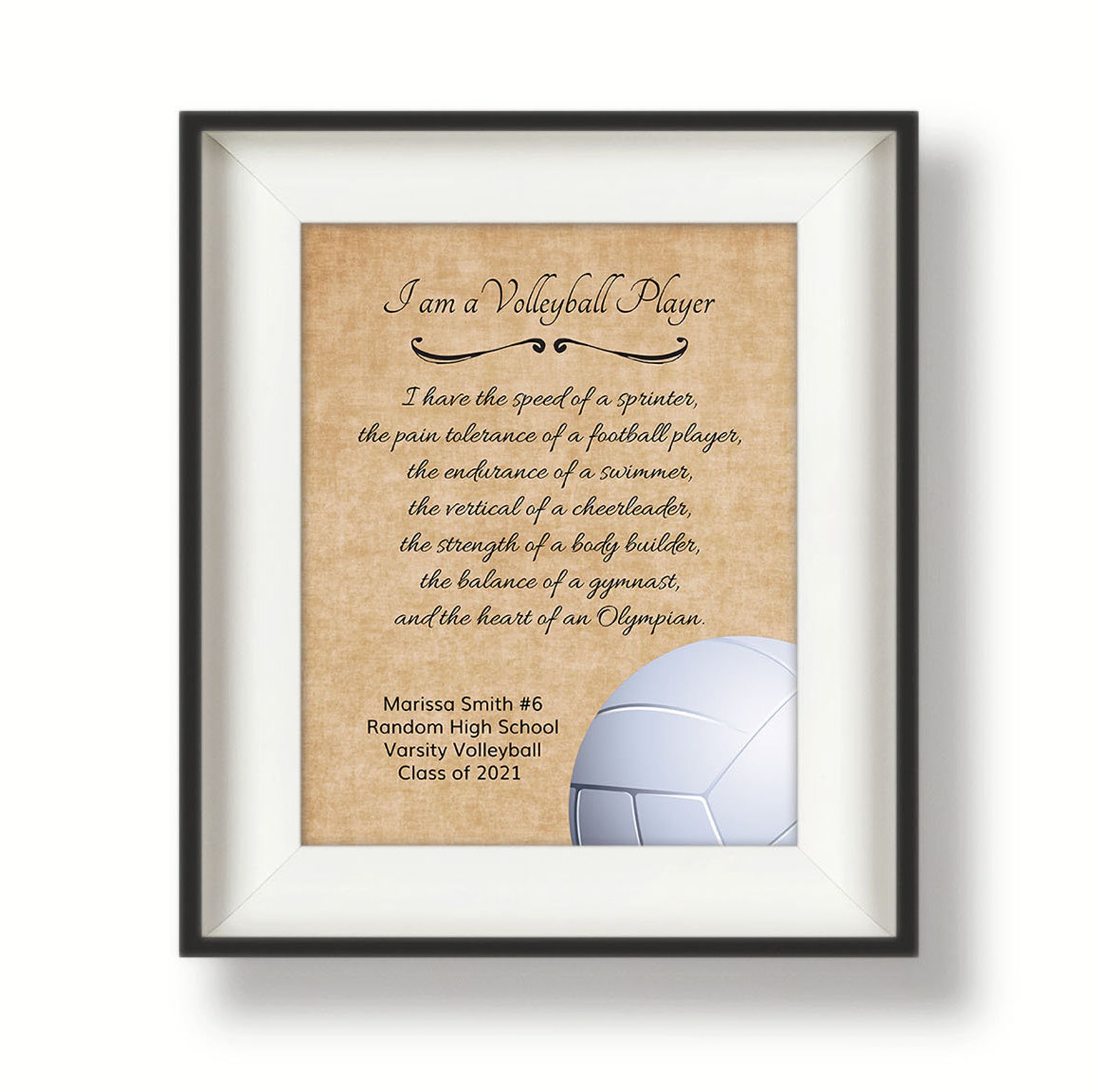 Volleyball Gifts for Players Senior Volleyball Gifts Etsy
