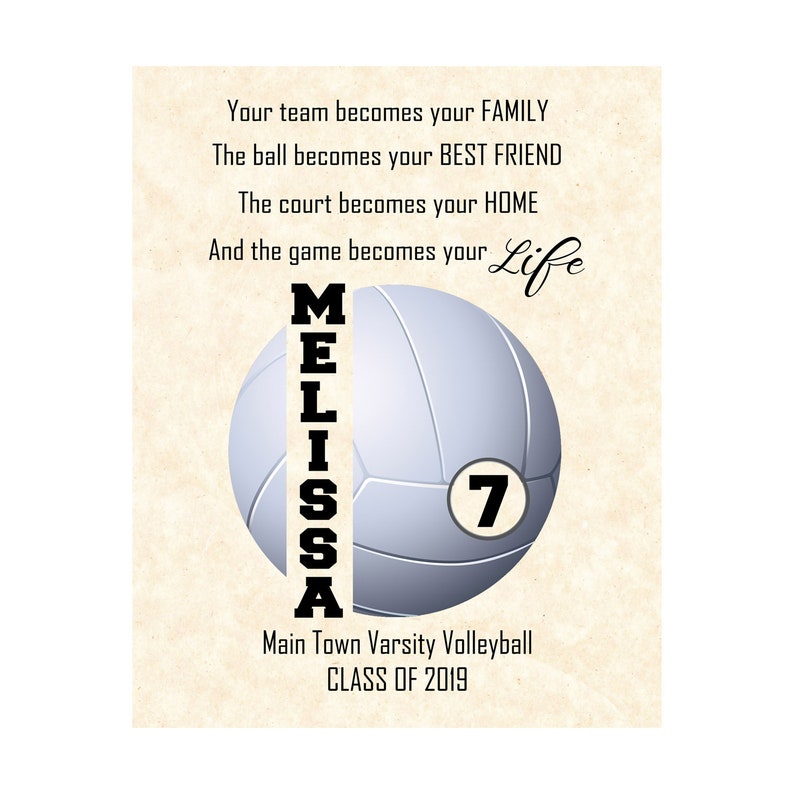 Gifts for Volleyball Players Volleyball Senior Gift Etsy