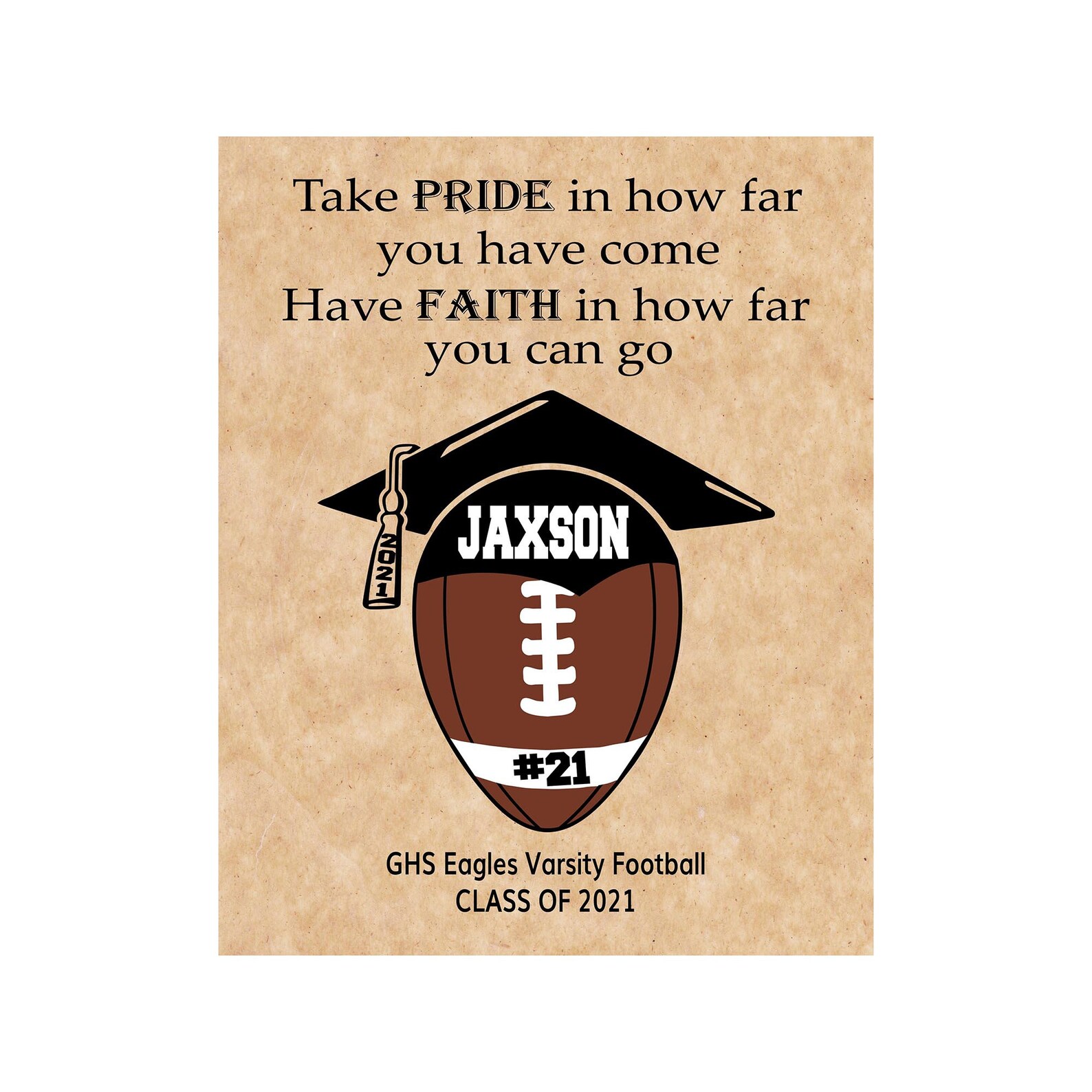 Personalized Football Player Gifts Football Team Gift Etsy