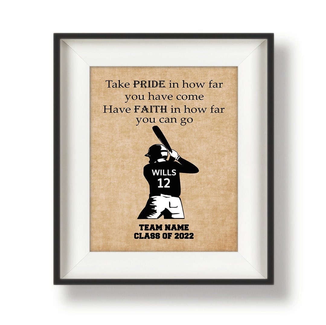 Baseball Senior Gifts, Baseball Team Gifts, Baseball Senior Night