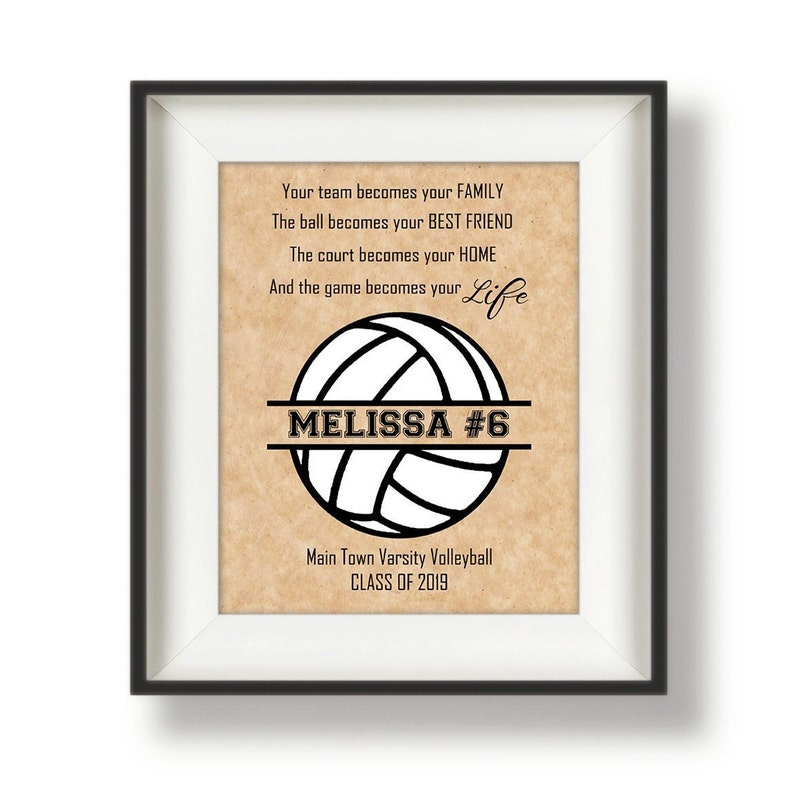 Volleyball Senior Gift Personalized Volleyball Gifts for Etsy