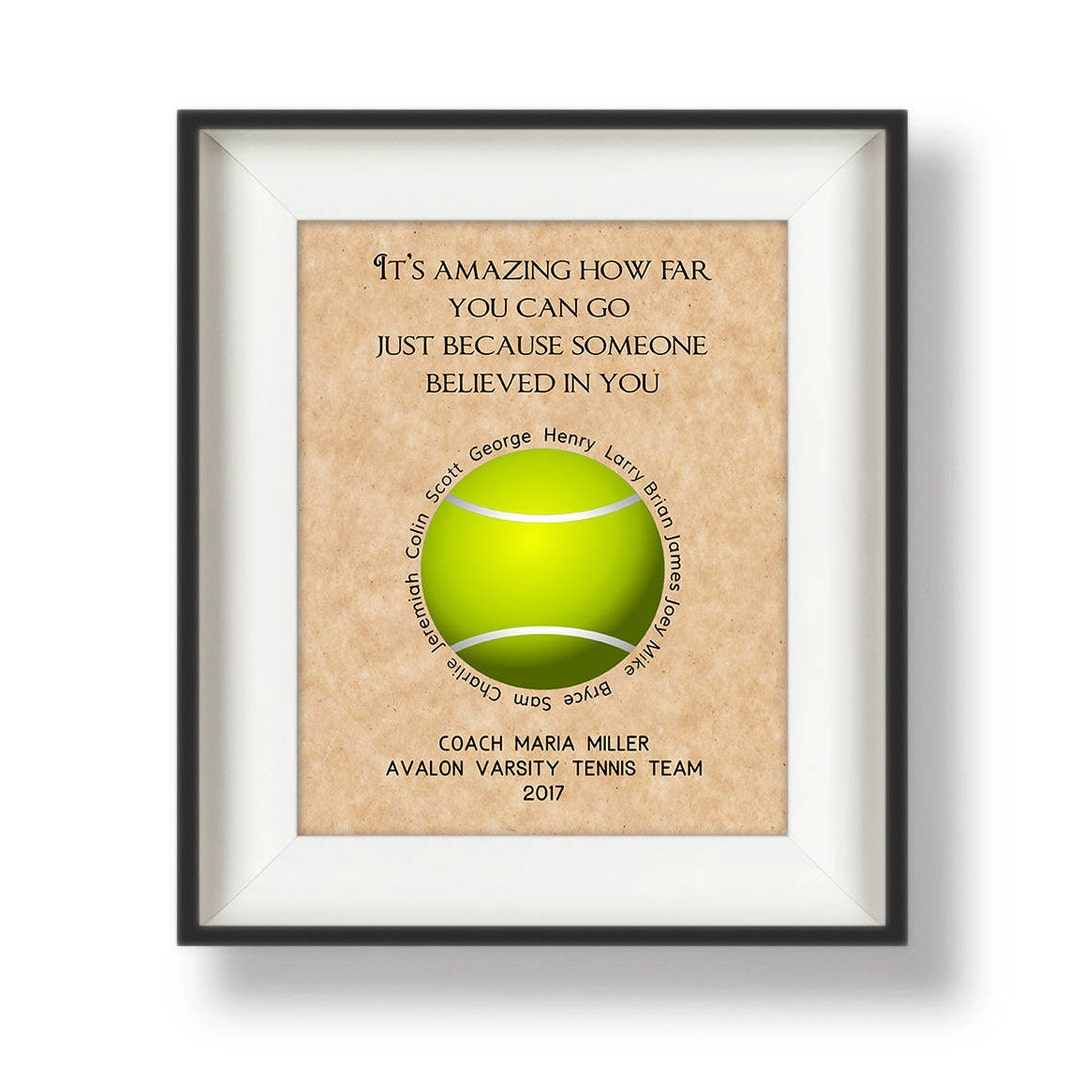 Tennis Coach Gift Ideas - Personalized Gifts for Coaches - Tennis Coach - Tennis Coach Gifts ...