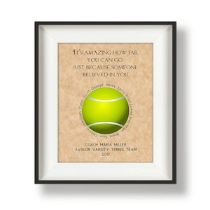 Tennis Coach Gift Ideas - Personalized Gifts for Coaches - Tennis Coach ...