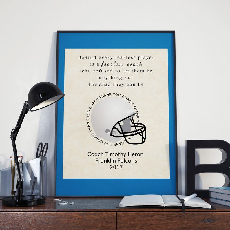 Coaches Gifts for Football Gifts for Football Coaches Etsy