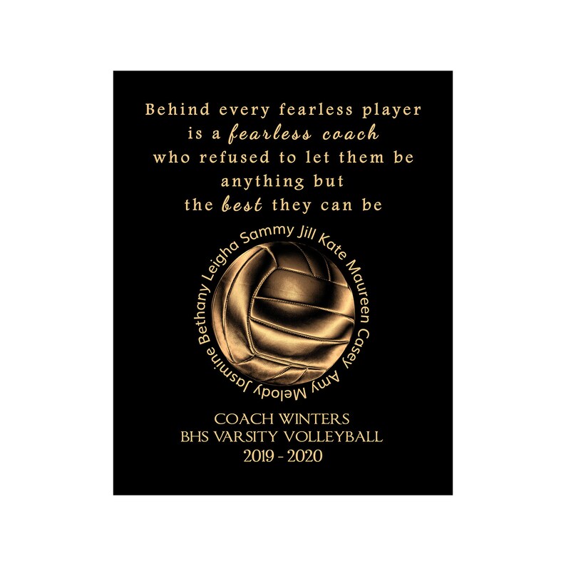 Volleyball Gifts for Coaches Volleyball Coach Gift Ideas Etsy