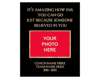 Personalized Gifts for Coaches - Unique Coach Gifts - Football Coach - Baseball - Basketball - Softball - Soccer - Amazing - Wrestling