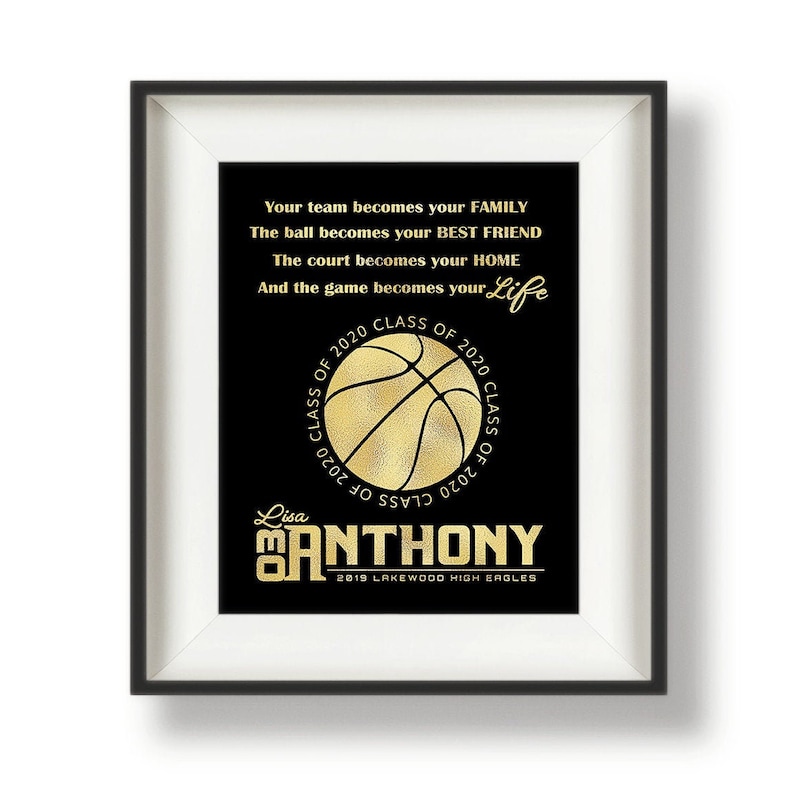 Basketball Senior Night Gifts Basketball Gifts for Team Etsy