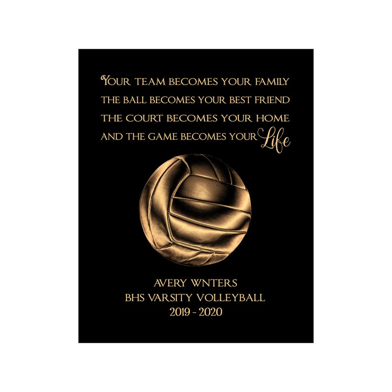 Volleyball Coach Gift Volleyball Senior Gifts Volleyball Etsy