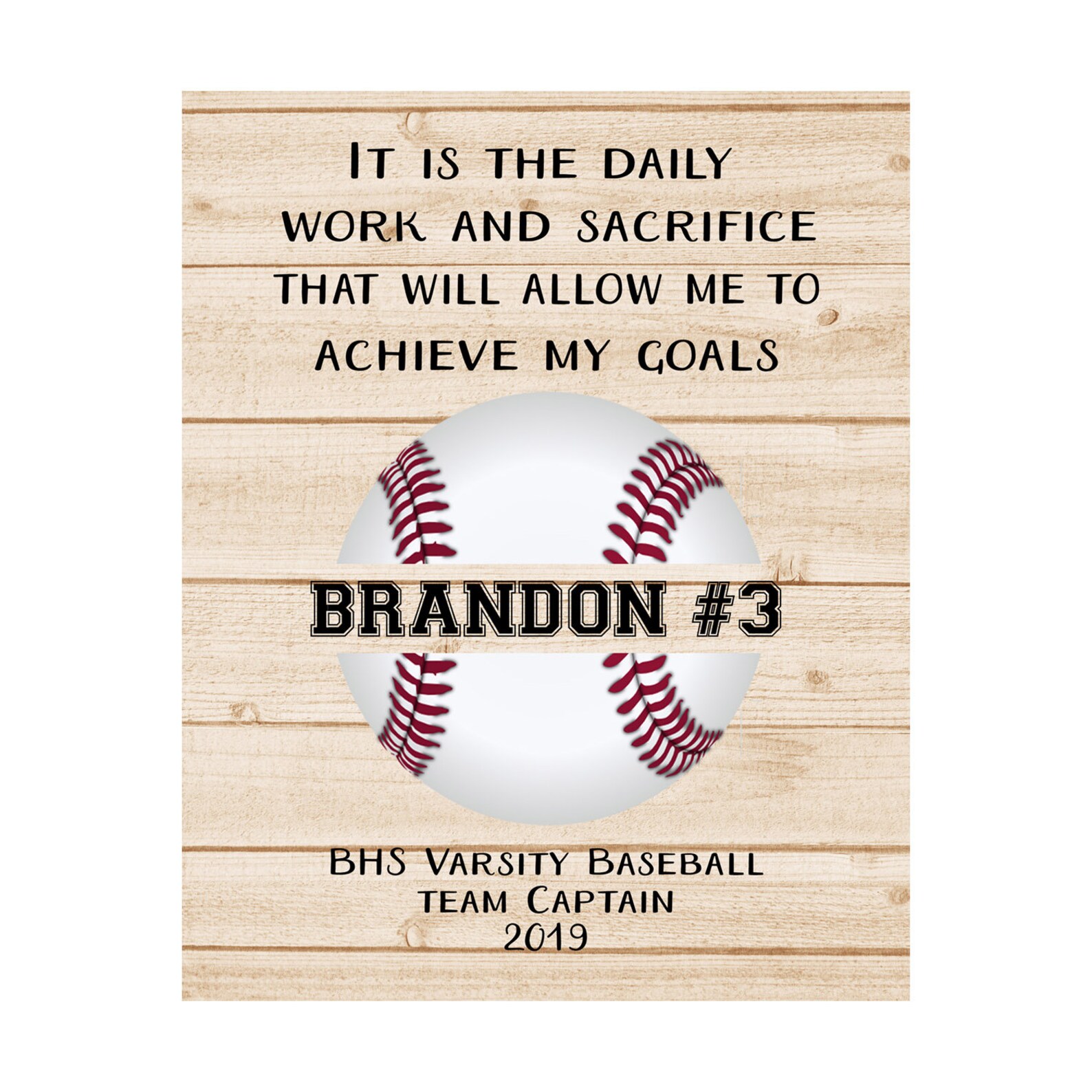 Baseball Senior Night Gift Baseball Senior Gift Baseball Etsy