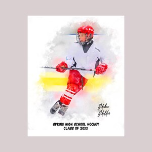 Hockey Senior Night, Senior Hockey Gifts, Personalized, Senior Hockey Player Gifts, End of Season, Hockey Coach, Goalie, Any Sport