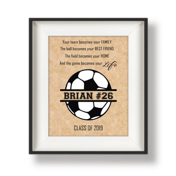 Soccer Senior Night Soccer Senior Gifts Soccer Team Gifts Etsy