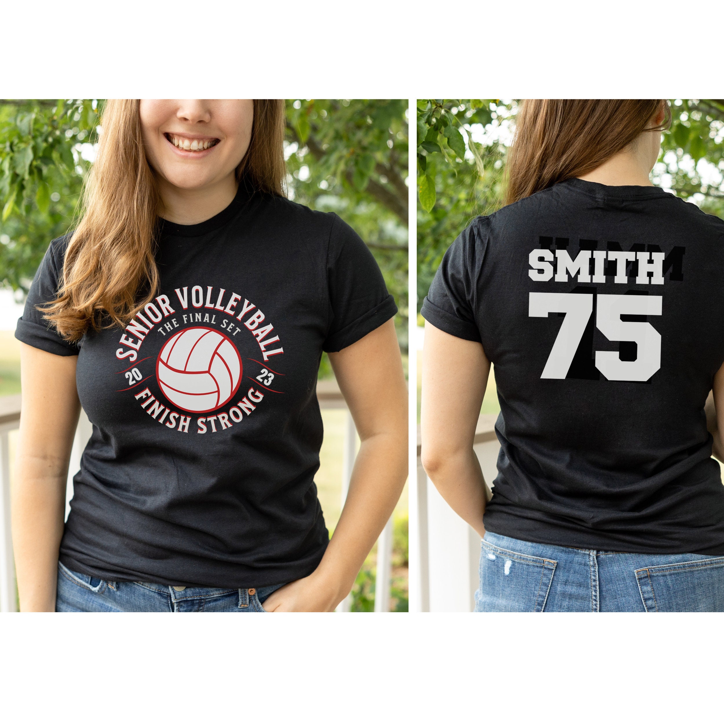 Volleyball Senior Shirt Personalized Volleyball Senior Night Etsy