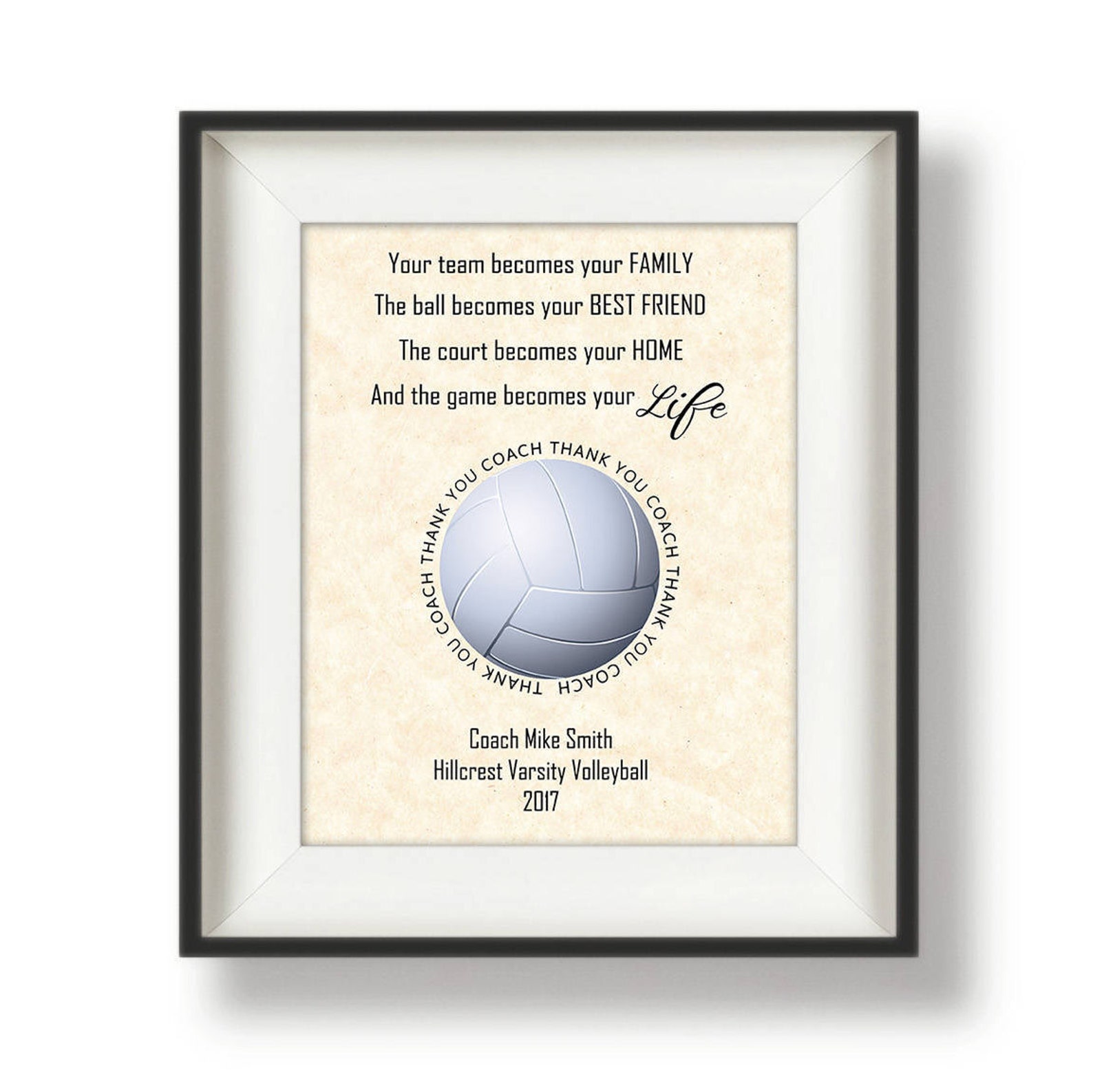 Volleyball Coach Gift Ideas Gifts for Volleyball Coaches Etsy