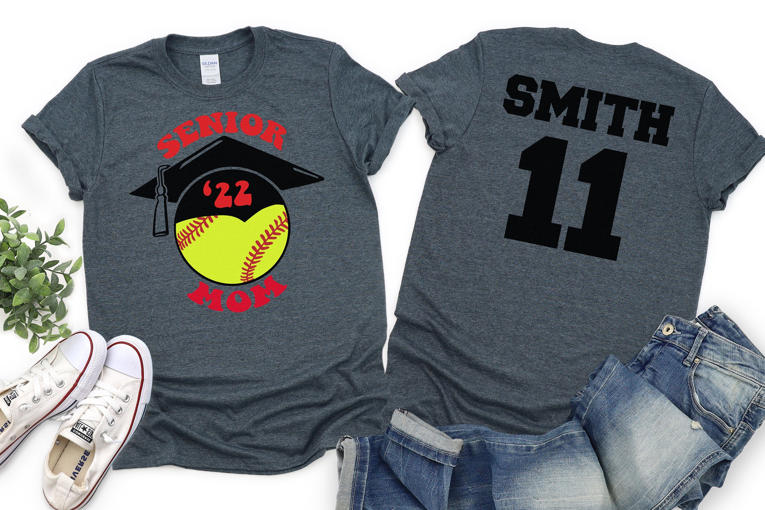 Personalized Senior Mom Softball Shirt Softball Senior Mom Etsy