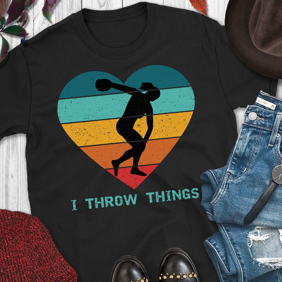 Track and Field Shirt, Discus Thrower, Thrower Shirt, Track Senior Gift