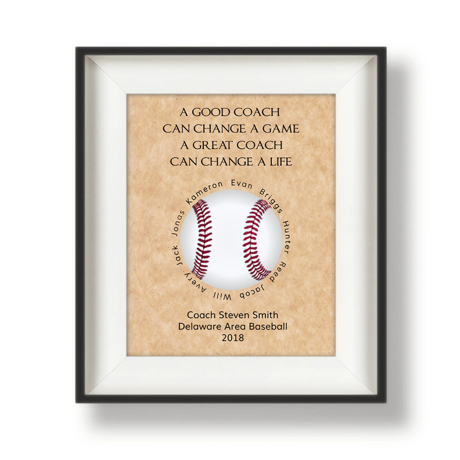 Baseball Coach Gift Gifts for Baseball Coaches Etsy