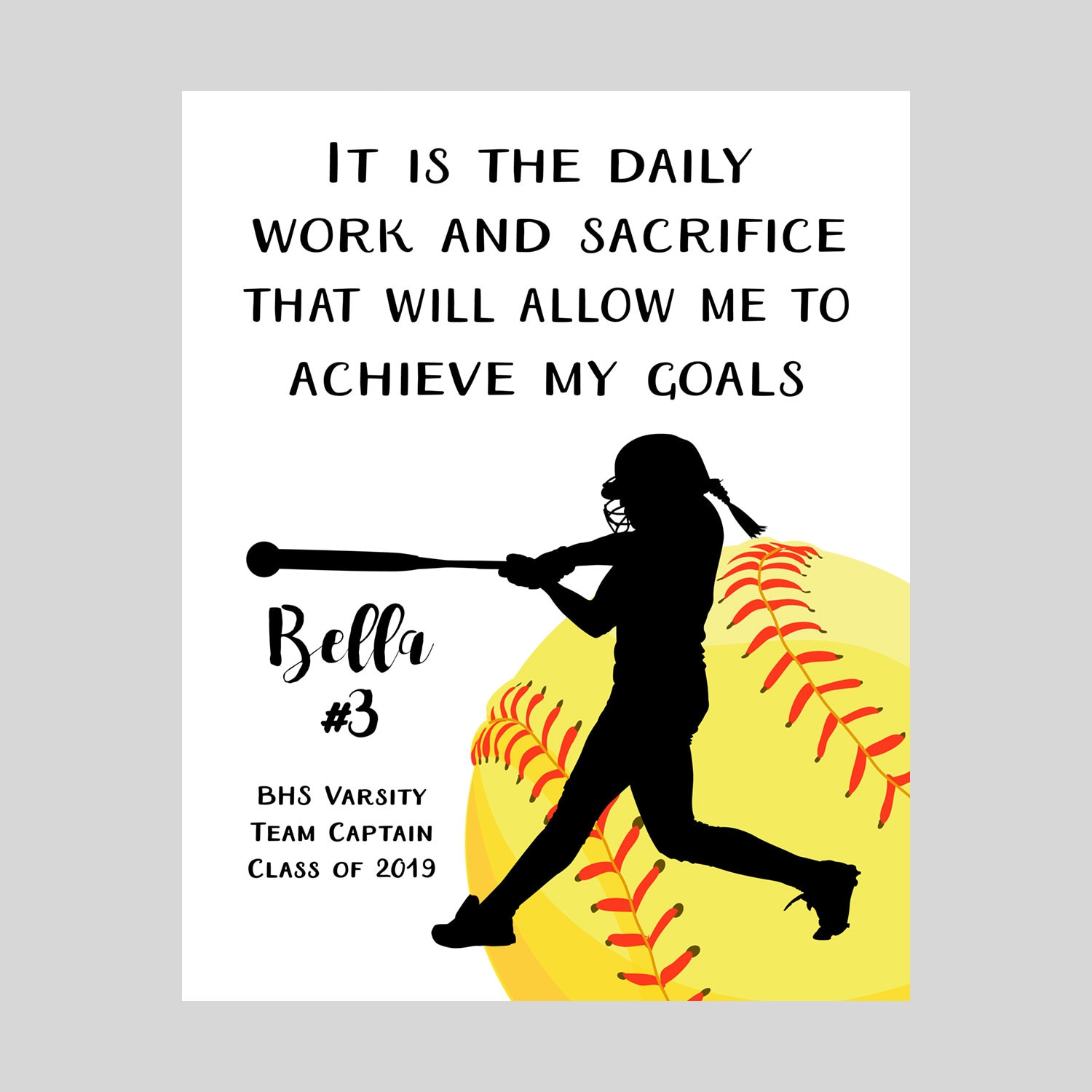 Senior Softball Gifts Softball Senior Night Softball Team Etsy