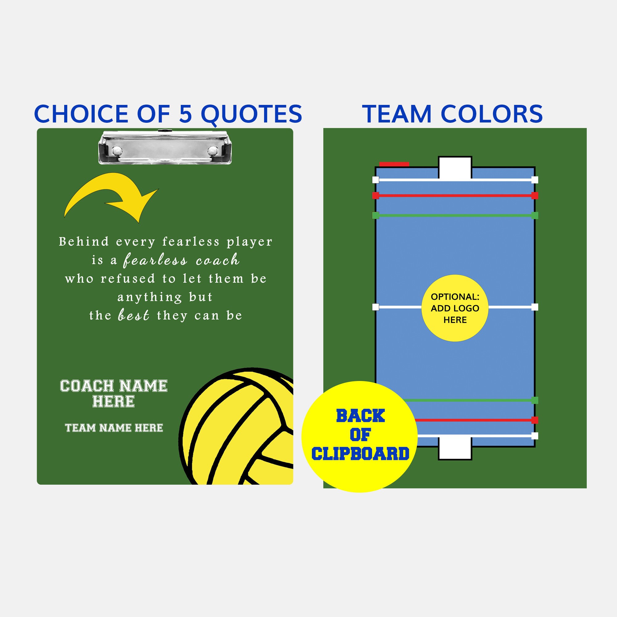 Water Polo Coach Clipboard Waterpolo Coach Gift Etsy