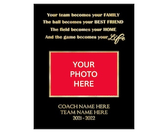 Football Coaches Gift - Football Senior Night - Gifts for Football Coaches - Football Player Gifts - Personalized - TBF - Photo