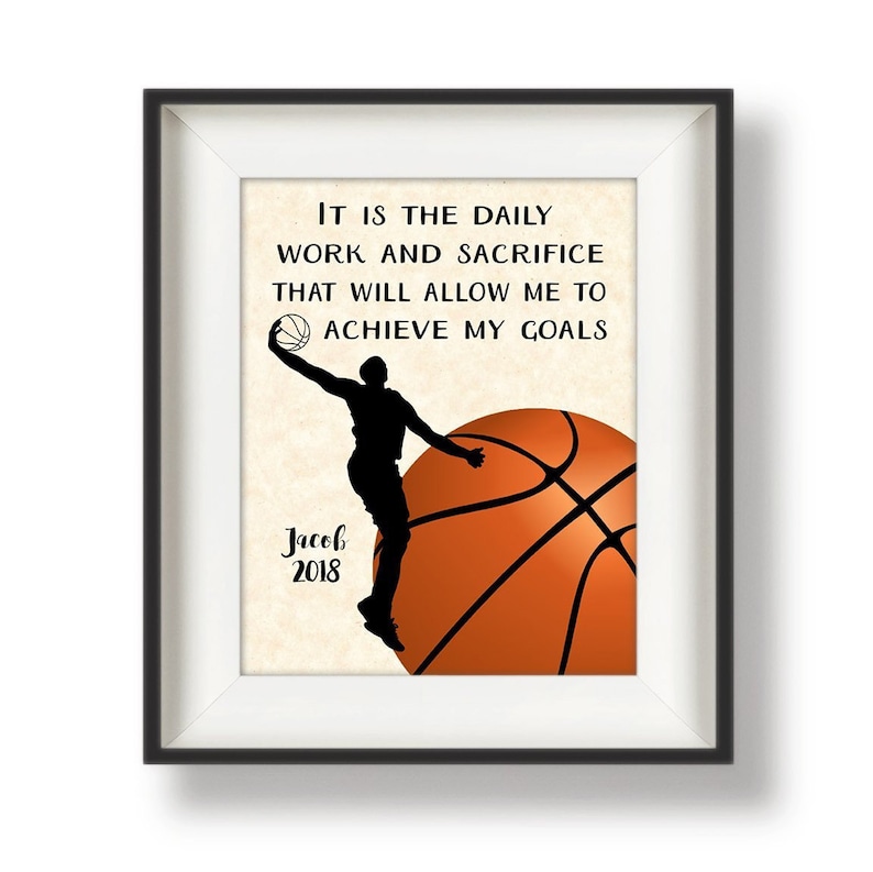 Basketball Team Gifts Boys Basketball Personalized Etsy