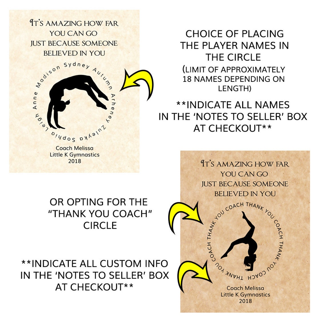 Gymnastics Coach Gifts Gymnastics Gift Coach Gift for Etsy