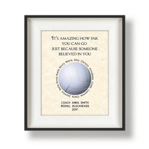 Volleyball Coach Gifts - Personalized - Coach Gifts - Volleyball Coach ...