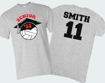 Custom Senior Volleyball Shirt 2024, Volleyball Senior Shirt, Senior Night Gifts, Senior Volleyball Gifts, Volleyball Senior 2024