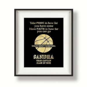 Basketball Senior Night Gifts, Basketball Senior Gifts, Senior Gifts for Basketball, Personalized Senior Basketball Gifts,  Take Pride