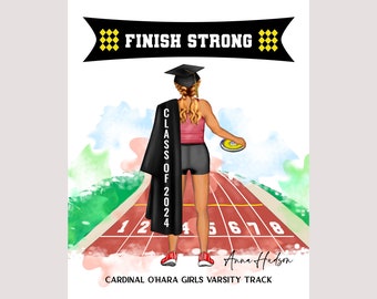 Track and Field Senior Gifts, Personalized Senior Track Gifts, Discus Thrower, Javelin, Shot Put, Track Senior Night Gifts, Thrower Gifts