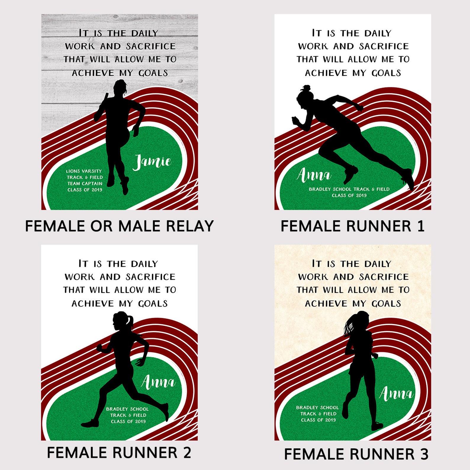 Track Senior Gifts Track Senior Night Track and Field Etsy