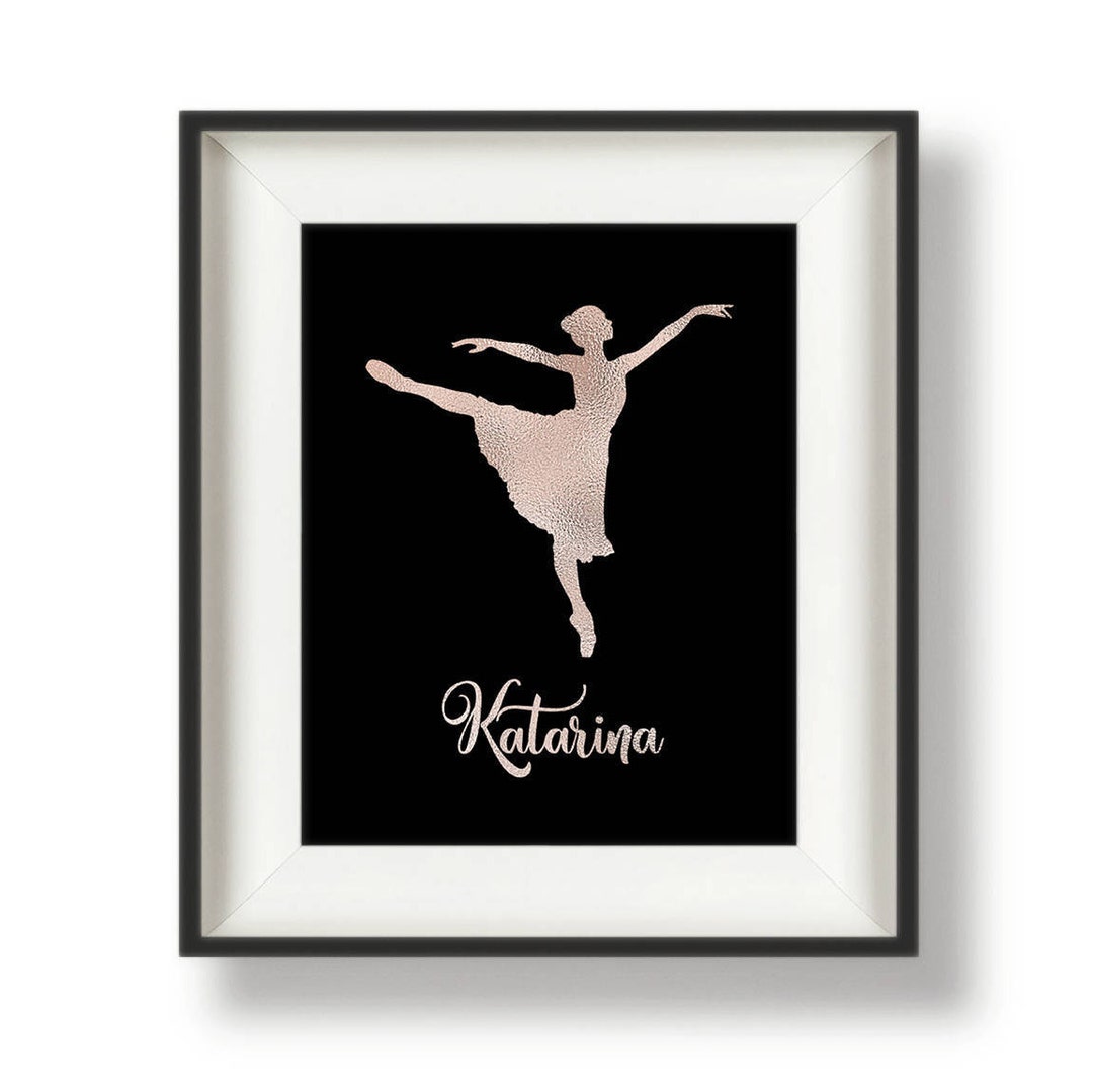 Ballerina Wall Art Dance Wall Decor Dance Team Gifts Personalized Dance